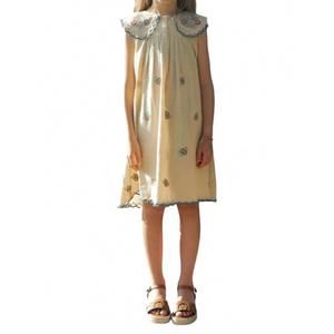 NEW SEA girl's melinda embroidered dress in ecru